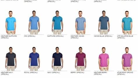 gildan softstyle shirts size chart
