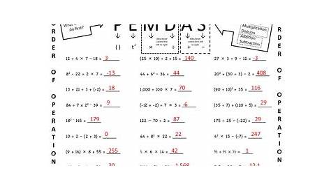 PEMDAS - Order of Operations - Practice Problems by LiveLaughTeach