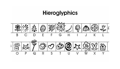 hieroglyphics alphabet worksheet