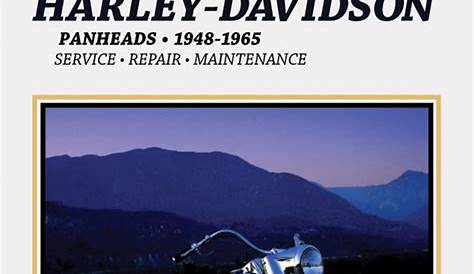 Clymer Service Repair Manual Harley Davidson 48-65 Panhead FL Flh Hydra