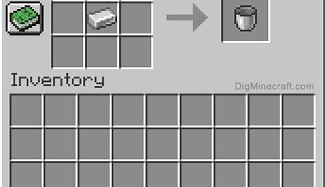 How to make a Bucket in Minecraft