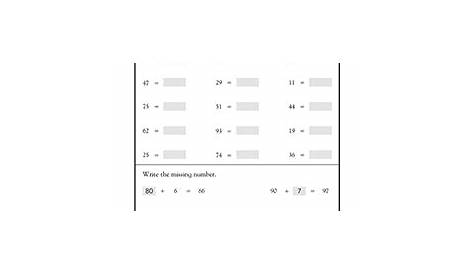 form a math worksheet