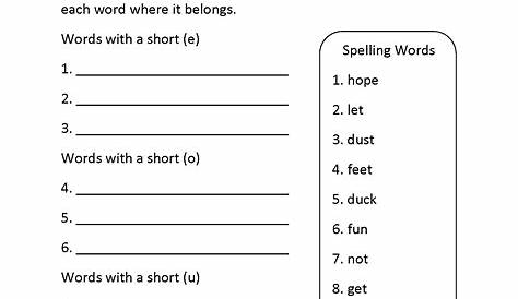 Free Printable Phonics Worksheets For Second Grade - Free Printable A To Z