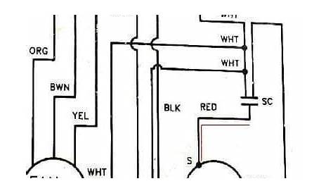 ac motor run capacitor wiring diagram