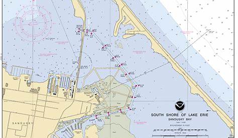 SOUTH SHORE OF LAKE ERIE SANDUSKY BAY 11 nautical chart - ΝΟΑΑ Charts