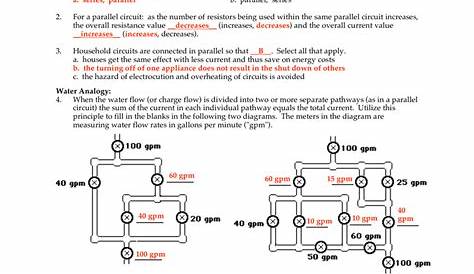Parallel Circuit Answer Key - V R And I In Parallel Circuits Answer Key