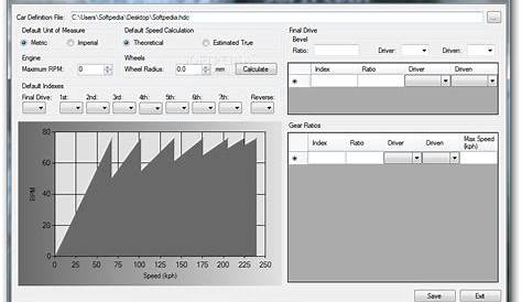 Download Gear Ratio Calculator 1.3.1.0