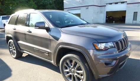 2017 Granite Crystal Metallic Jeep Grand Cherokee Limited 75th