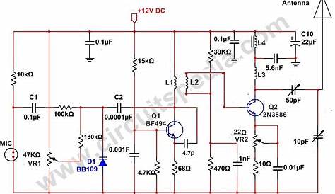 Long Range FM Transmitter Circuit Diagram | 2KM FM Transmitter Circuit