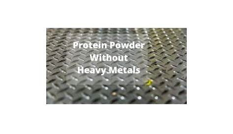 heavy metals in protein powder chart