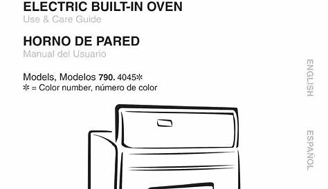 Kenmore Oven 790. 4045 User Guide | ManualsOnline.com