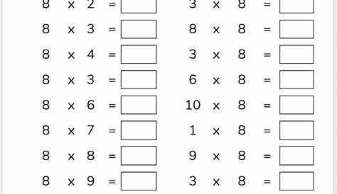 multiplication how to do 8