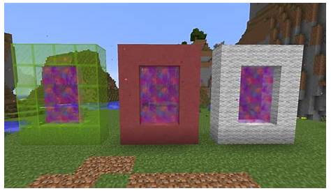 how to make the new portal in minecraft