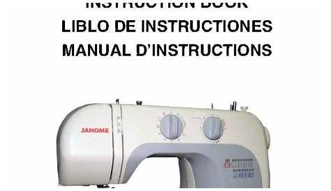 Janome 2041 Sewing Machine Instruction Manual