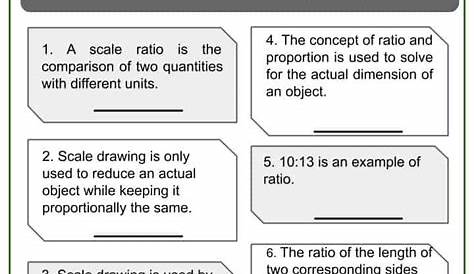 scale drawing word problems worksheets with answers