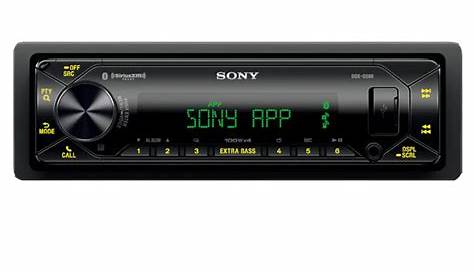 Sony High Power Single DIN In-Dash Bluetooth Digital Media Car Stereo