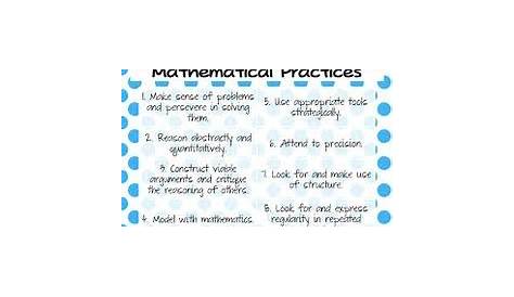 Common Core Standards - Teaching and learning of Mathematics