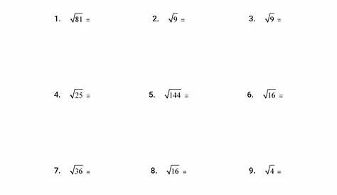 17 Best Images of Simplifying Algebra Worksheets - Simplifying Radicals