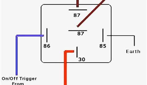 4 Pin Relay Wiring Diagram - Wiring Diagram