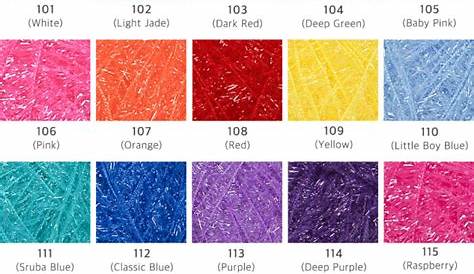 The Villages Loofah Color Chart