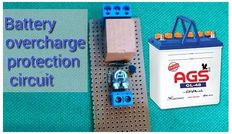 battery overcharge protection circuit - YouTube