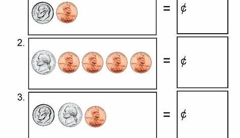 2nd Grade Money Worksheets | Money worksheets, Counting pennies