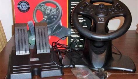 V3 InterAct Steering Racing Wheel & Pedals Sv-1118 for Sony PlayStation