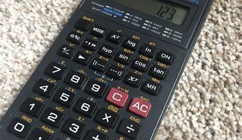 casio fx 260 solar fraction calculator