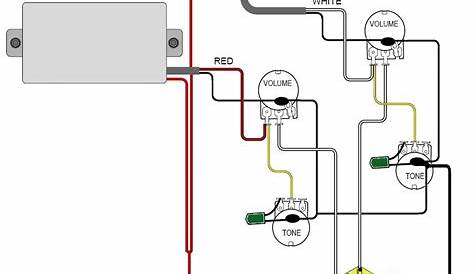 Humbucker Pickup Wiring Diagram : Simple Guitar Pickup Wiring Diagram 2