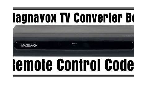 Magnavox TV Converter Box Remote Codes | Codes For Universal Remotes