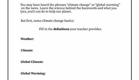 The Science Of Global Warming And Climate Change - An Elementary