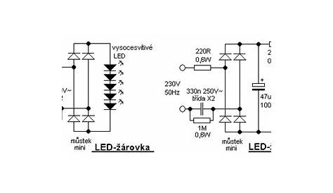 3w led bulb circuit diagram