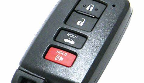 2013 Toyota Camry Keyless Entry Remote Fob Programming Instructions