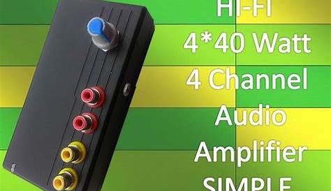 HI-FI 4 Channel Audio Amplifier VERY Simple and CHEAP!!!! | Tehnologie