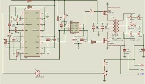 12V to +/- 20V DC Converter | Circuit diagram, Audio amplifier