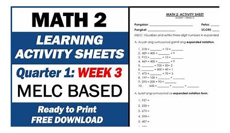 grade 2 mathematics worksheet