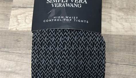 simply vera wang tights size chart