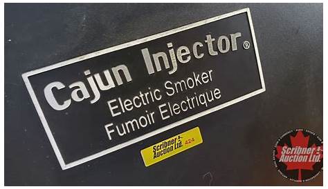 cajun injector electric smoker owner's manual