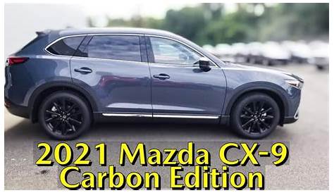 First Glimpse | 2021 Mazda CX-9 Carbon Edition Arriving Now - YouTube