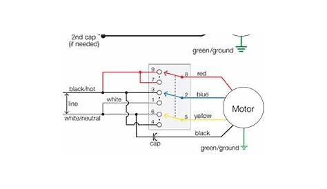 wiring diagram of ac motor