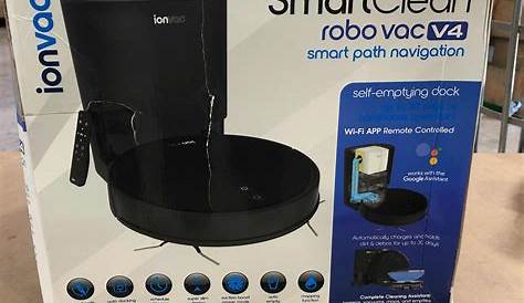 Ionvac Smartclean V4–Self-Emptying Robot Vacuum With Smart Path