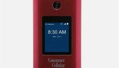Consumer Cellular Link II Red Flip Phone 8 GB Memory for sale online | eBay
