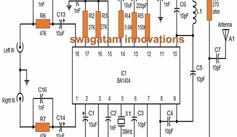 Make this Stereo FM Transmitter using IC BA1404 | Circuit Diagram Centre