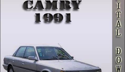 Pay for 1991 Toyota Camry Factory Service Repair Manual
