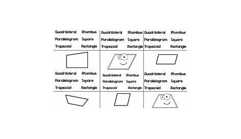 drawing quadrilaterals worksheet 4th grade