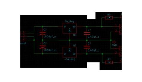±5V using Voltage regulator L7805 and L7905, from DC input - Electrical