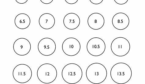 ring sizing chart printable actual size