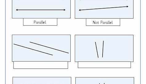 parallel lines worksheet grade 4