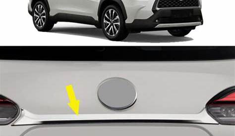 Rear Tailgate Lid Cover Decor Chrome Accessories For Toyota Corolla