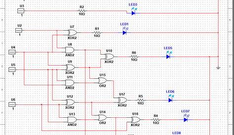 4 bit binary multiplier circuit diagram